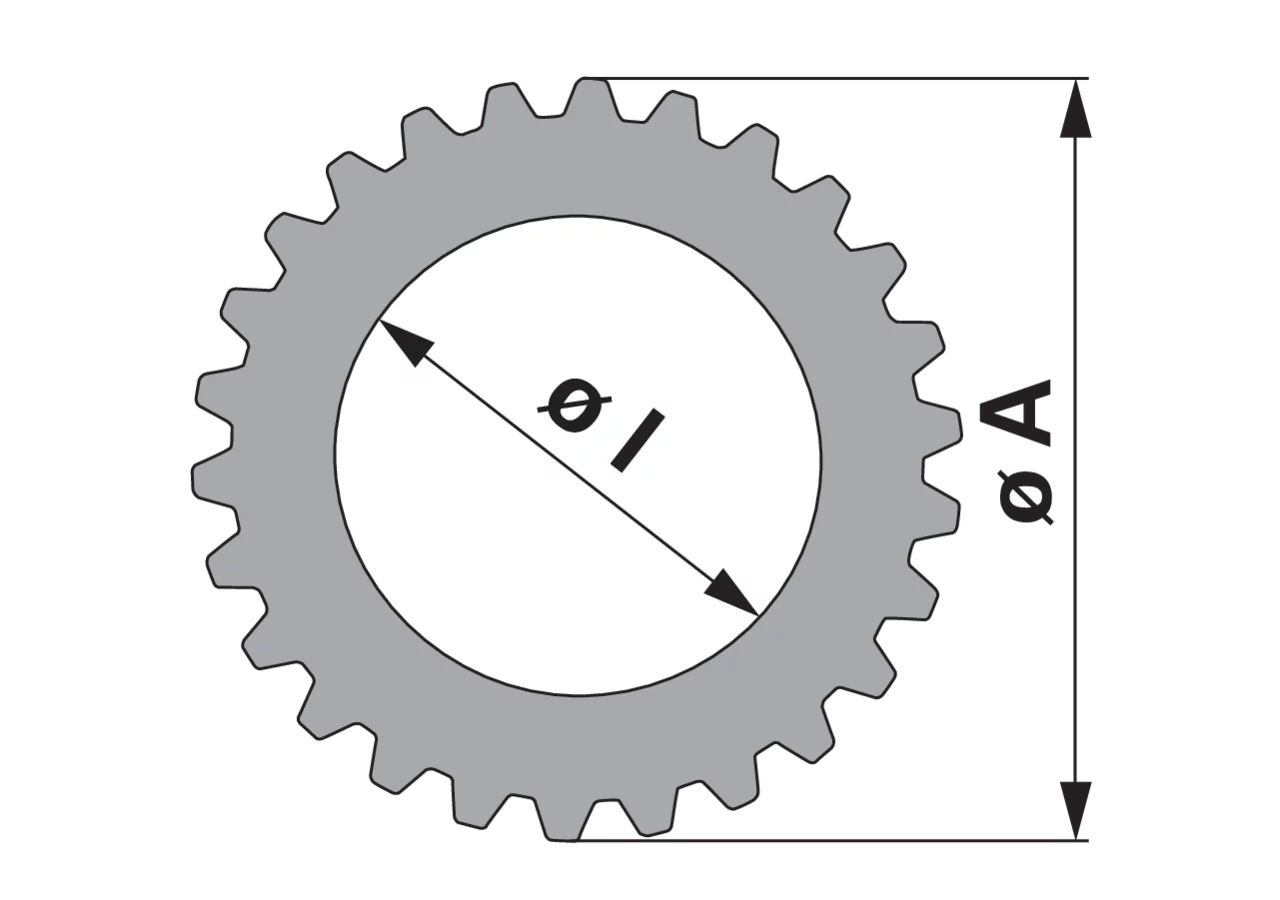 ZF Außenlamelle für Getriebe 77 x 118 x 2,2 mm ZF