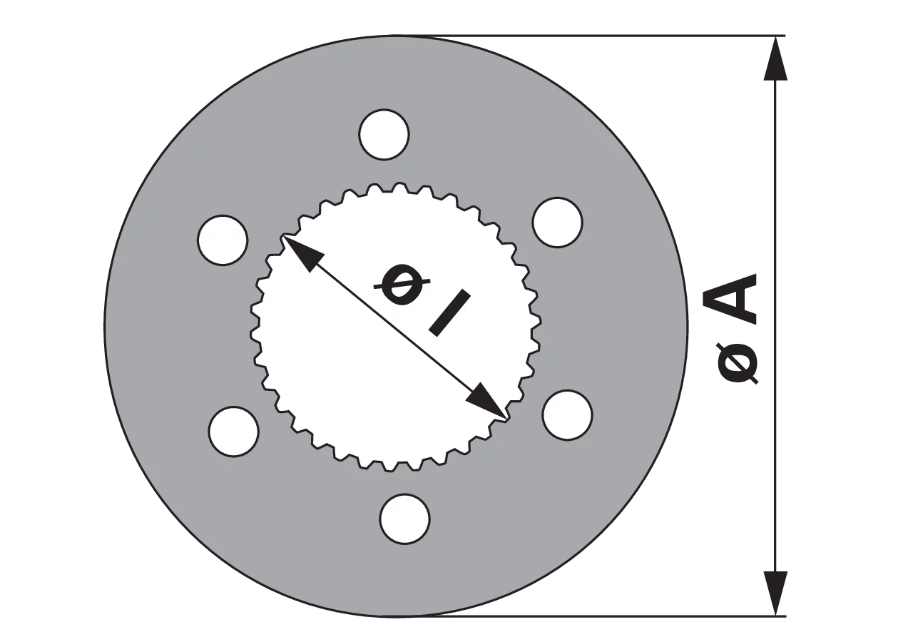 Innenlamelle 70 x 142 x 2,8 mm für Allradantrieb, anstelle von Massey Ferguson 3384488M1 GartenShop24 - Hochwertige Gartengeräte