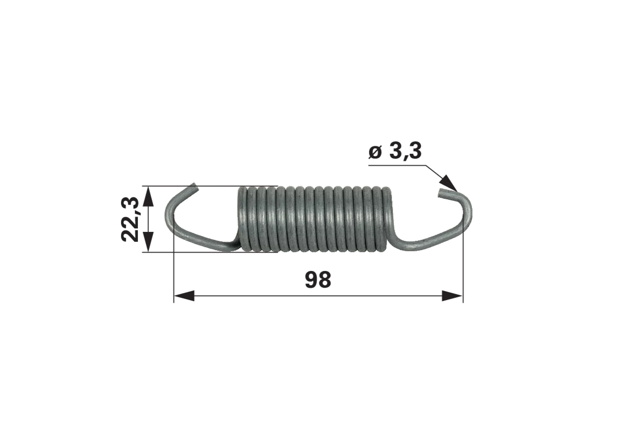 Feder für Kupplungspedal anstelle von CNH 84561533 GartenShop24 - Hochwertige Gartengeräte