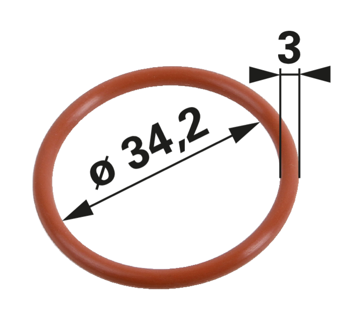 ZF O-Ring 34,2 x 3 mm anstelle von Steyr 1614050124 ZF