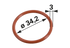 ZF O-Ring 34,2 x 3 mm anstelle von Steyr 1614050124 ZF