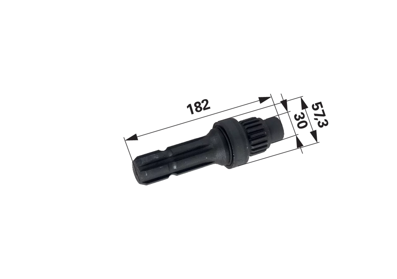 Zapfwellenstummel 1 3/8 Zoll, 6 Zähne, anstelle von CNH 47130743 GartenShop24 - Hochwertige Gartengeräte