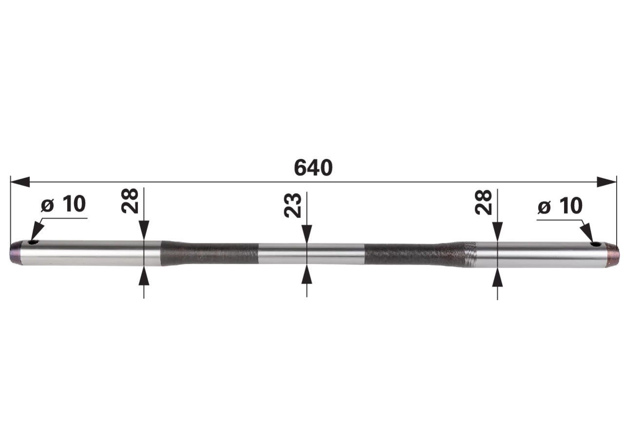 Unterlenkerwelle Länge 640 mm – passend für John Deere L41197 GartenShop24
