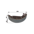 Knott Bremsbacke 205 x 60 x 90 mm 133700340912 – Betriebsbremse