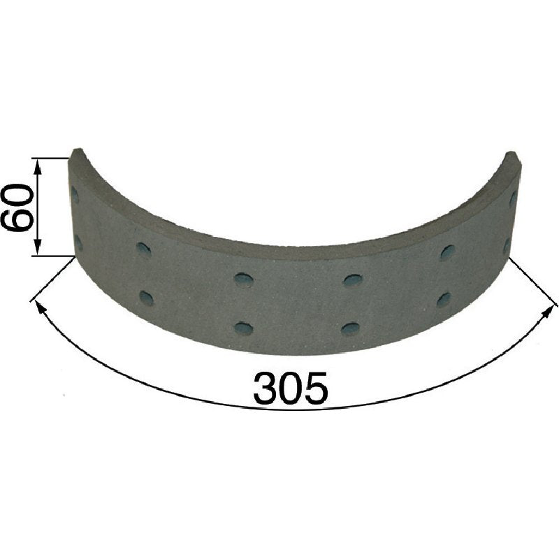 Steyr Bremsbelag hinten, 305 x 60 x 10 mm
