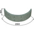 Steyr Bremsbelag hinten, 260 x 60 mm 1192341001