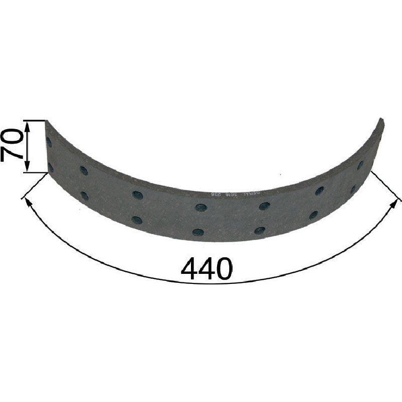 Steyr Bremsbelag 440 x 70 mm 11800340118