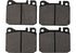Bremsklötze-Satz 90 x 74 x 15 mm, 4 Stück GartenShop24 - Hochwertige Gartengeräte