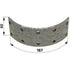 Fendt Bremsbelag 187 x 60 x 5 mm 138110150171