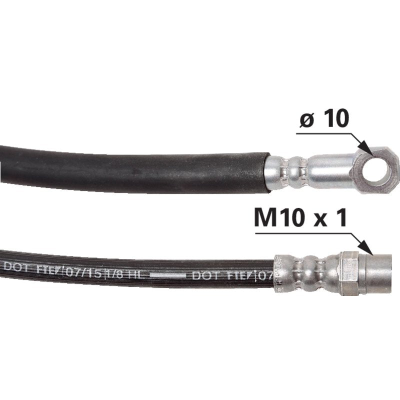 FTE Bremsschlauch Länge 895 mm 595006100000 – DOT 4