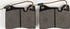 Knott Bremsklötze-Satz Kardanbremse 90 x 70 x 15 mm Knott
