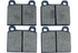 FTE Bremsklötze vorne 76,8 x 70,2 x 15 mm – Ersatz für Deutz-Fahr 04378840 FTE