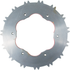 Carraro Achsen Gegenscheibe innen, 174 x 100 mm, 30 Zähne – vorne
