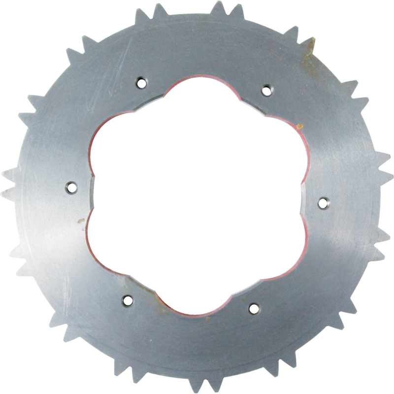 Carraro Achsen Gegenscheibe innen, 174 x 100 mm, 30 Zähne – vorne