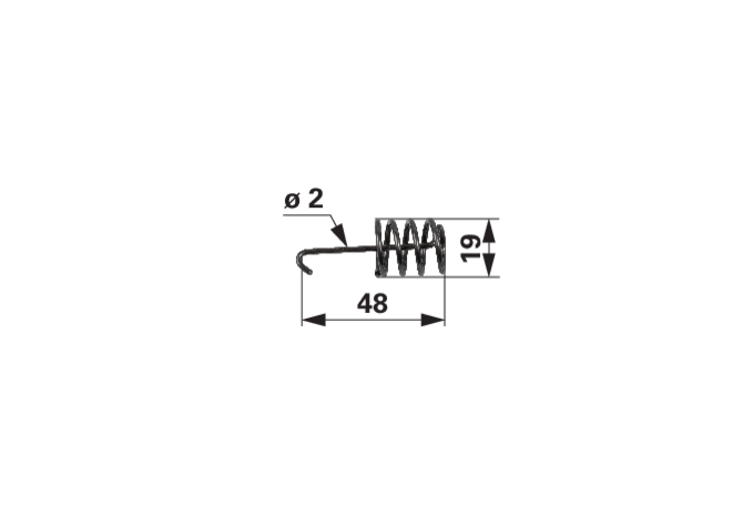 Knott Druckfeder anstelle von Aebi 112.0359 Knott