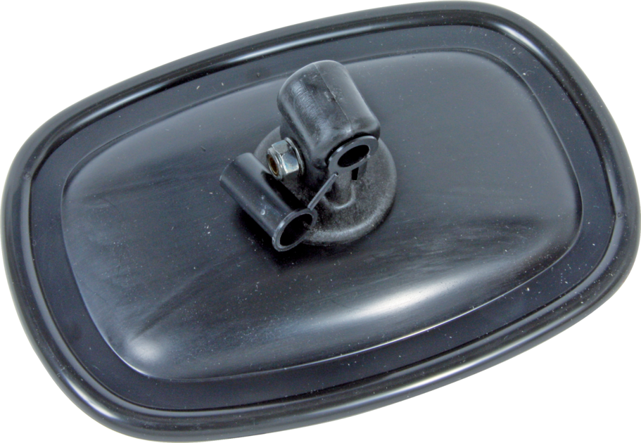 Mekra Spiegel 511511119H – 185 x 130 mm, Kunststoff (schwarz) gewölbt, Montage auf Stange ø 10 mm Mekra
