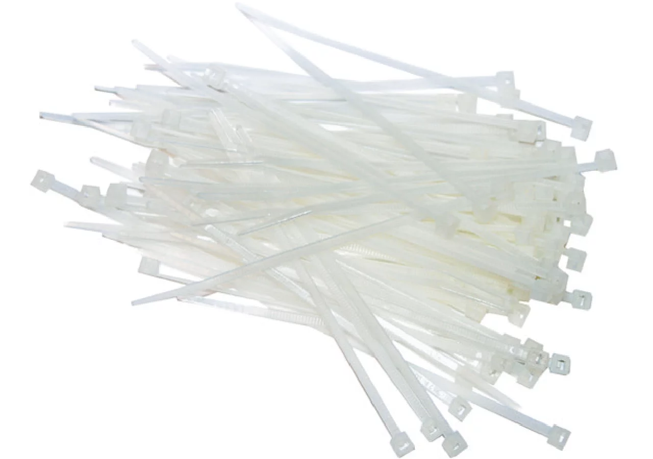 Kabelbinder weiß, 370 x 7,6 mm, 100 Stück GartenShop24 - Hochwertige Gartengeräte