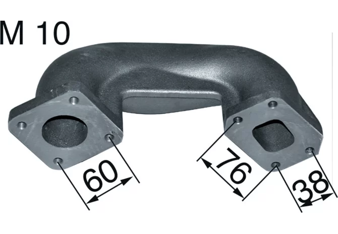 Anschlusskrümmer anstelle von Steyr 131100110036 GartenShop24 - Hochwertige Gartengeräte
