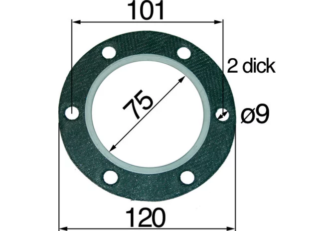Dichtung anstelle von Steyr 162000540012 GartenShop24 - Hochwertige Gartengeräte