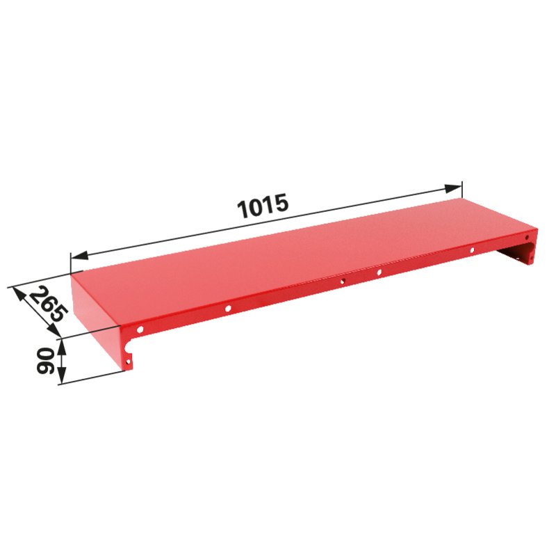Steyr Kotflügel Mittelteil, Breite 265 mm