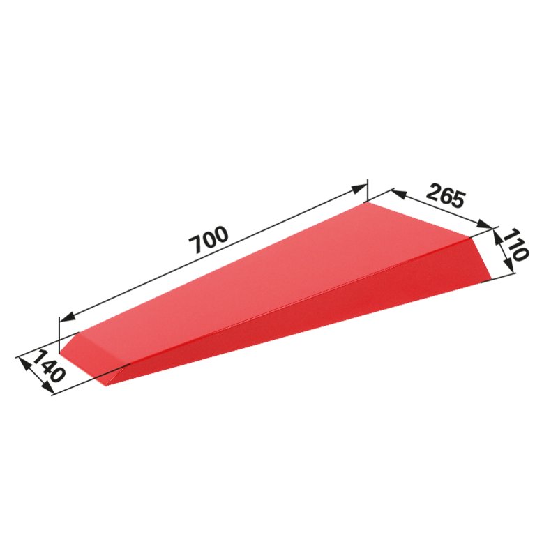 Steyr Kotflügel vorne links, Breite 265 mm