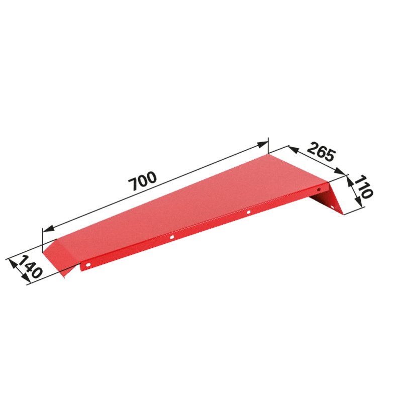 Steyr Kotflügel vorne rechts, Breite 265 mm