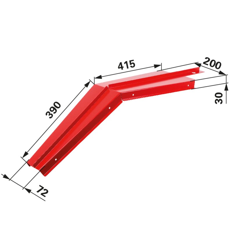 Steyr Kotflügel vorne rechts, Breite 95 mm 8045