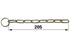 Rübig Sicherheitskette mit Anschlussring 200 mm Rübig