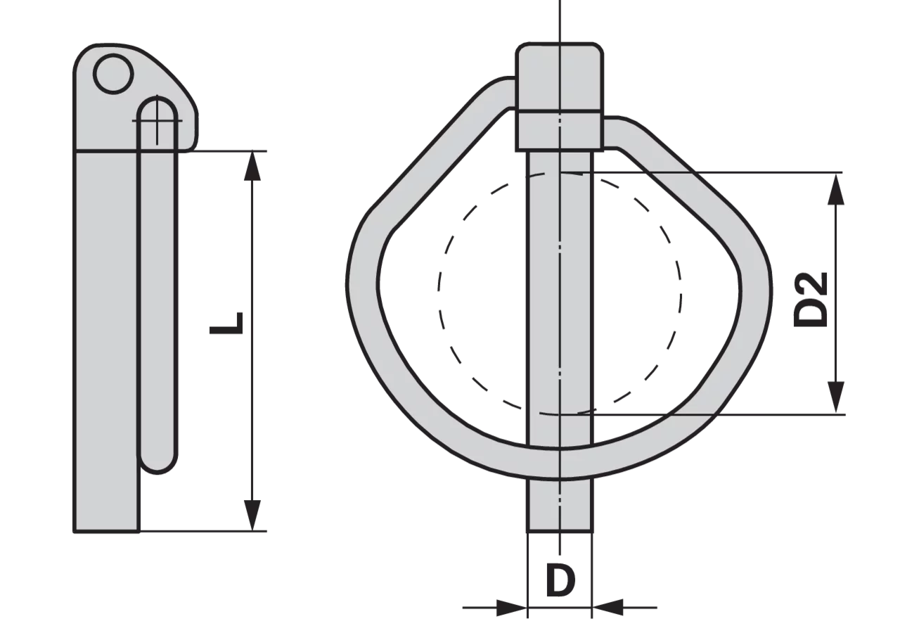 Vorstecker gepresst, 6,0 x 70 mm, 10 Stück GartenShop24