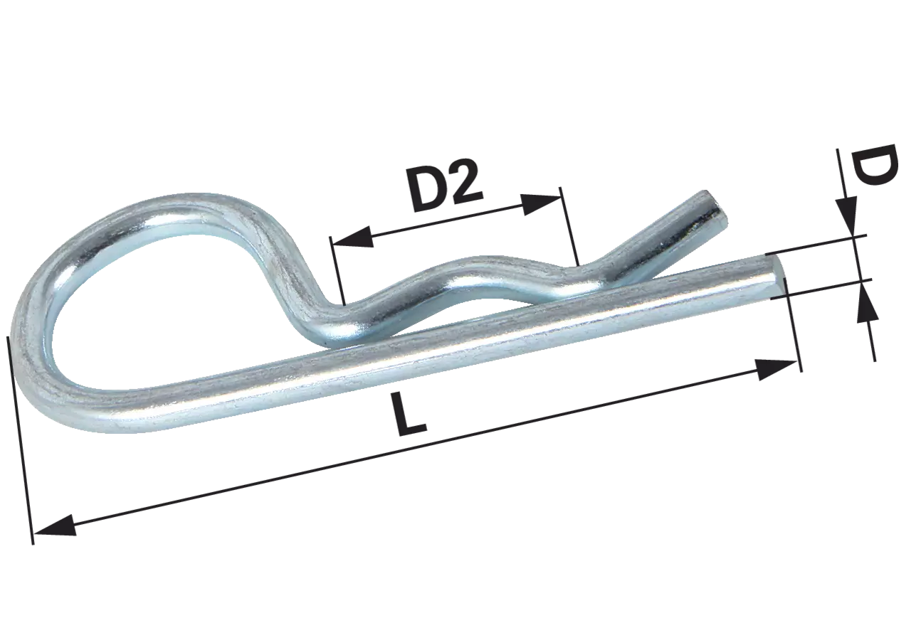 Federvorstecker 3,0 x 52 mm, 10 Stück GartenShop24