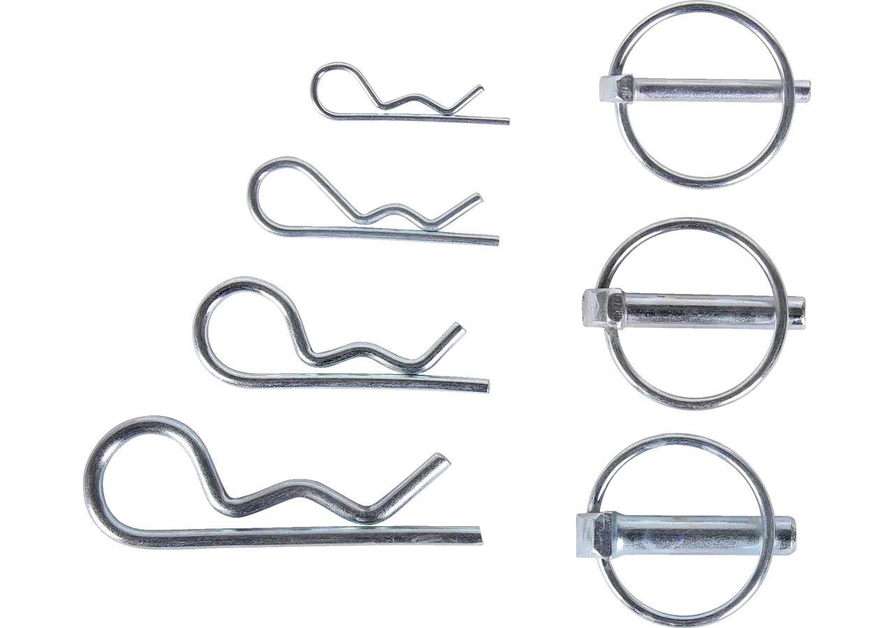 Sortiment Vorstecker gepresst und Federvorstecker 55 Stück GartenShop24