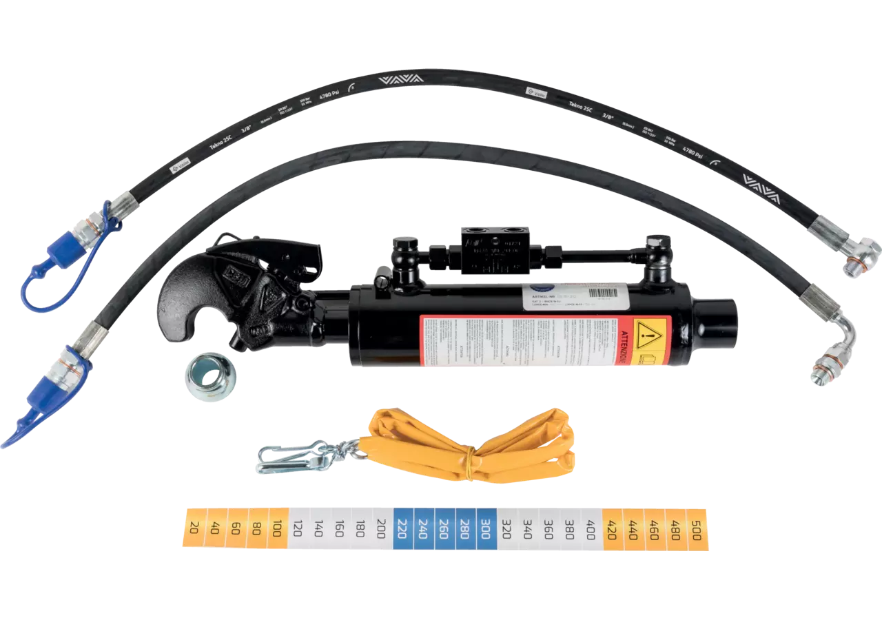 Oberlenker hydraulisch, Kat. 2, 505-708 mm, mit Haken und Gewinde Premium Prillinger Premium