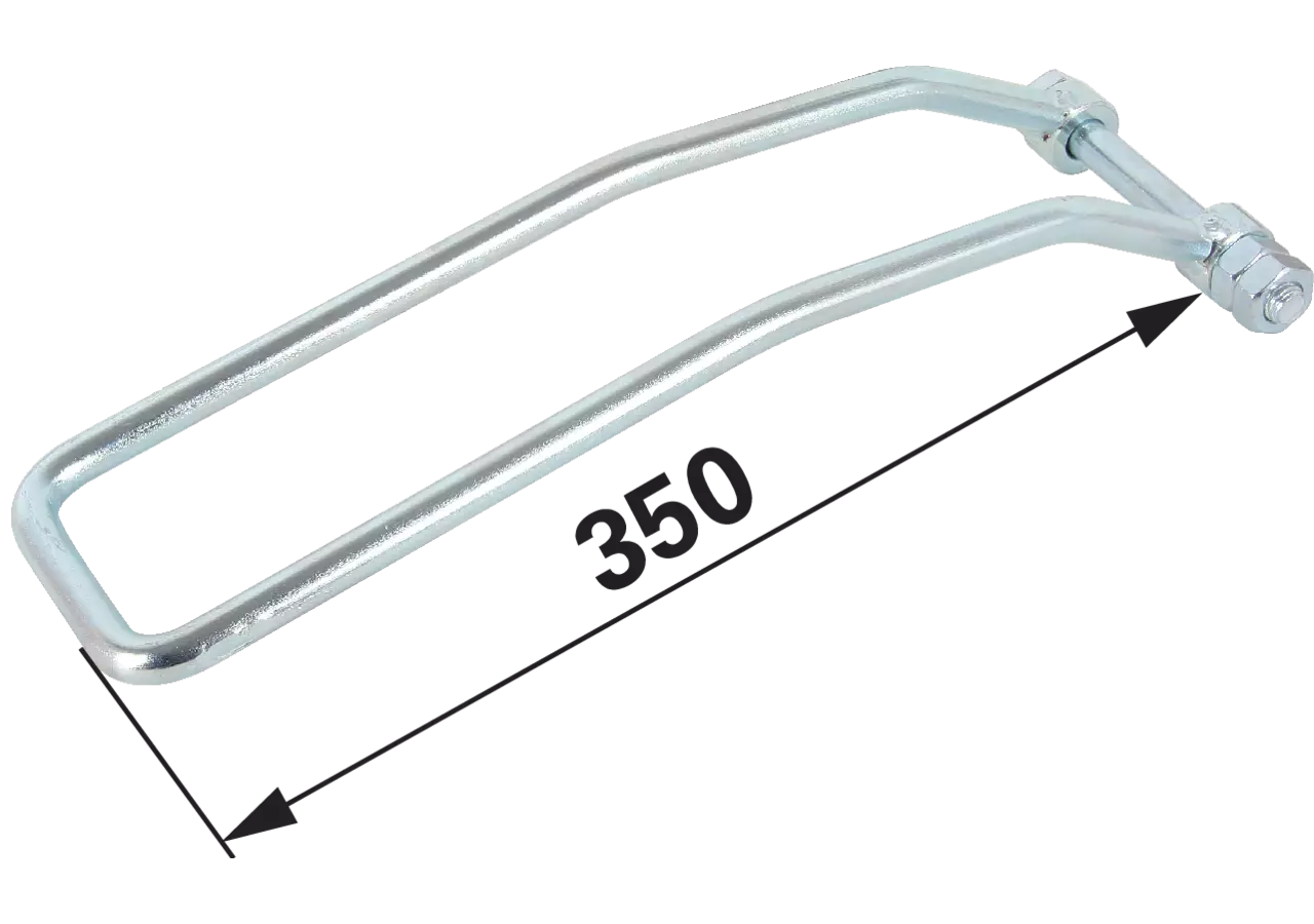 Haltebügel für Oberlenker, Länge 350 mm GartenShop24