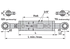 Oberlenker hydraulisch, Kat. 2/1, 580-860 mm, mit 2 Kugelaugen Premium Prillinger Premium