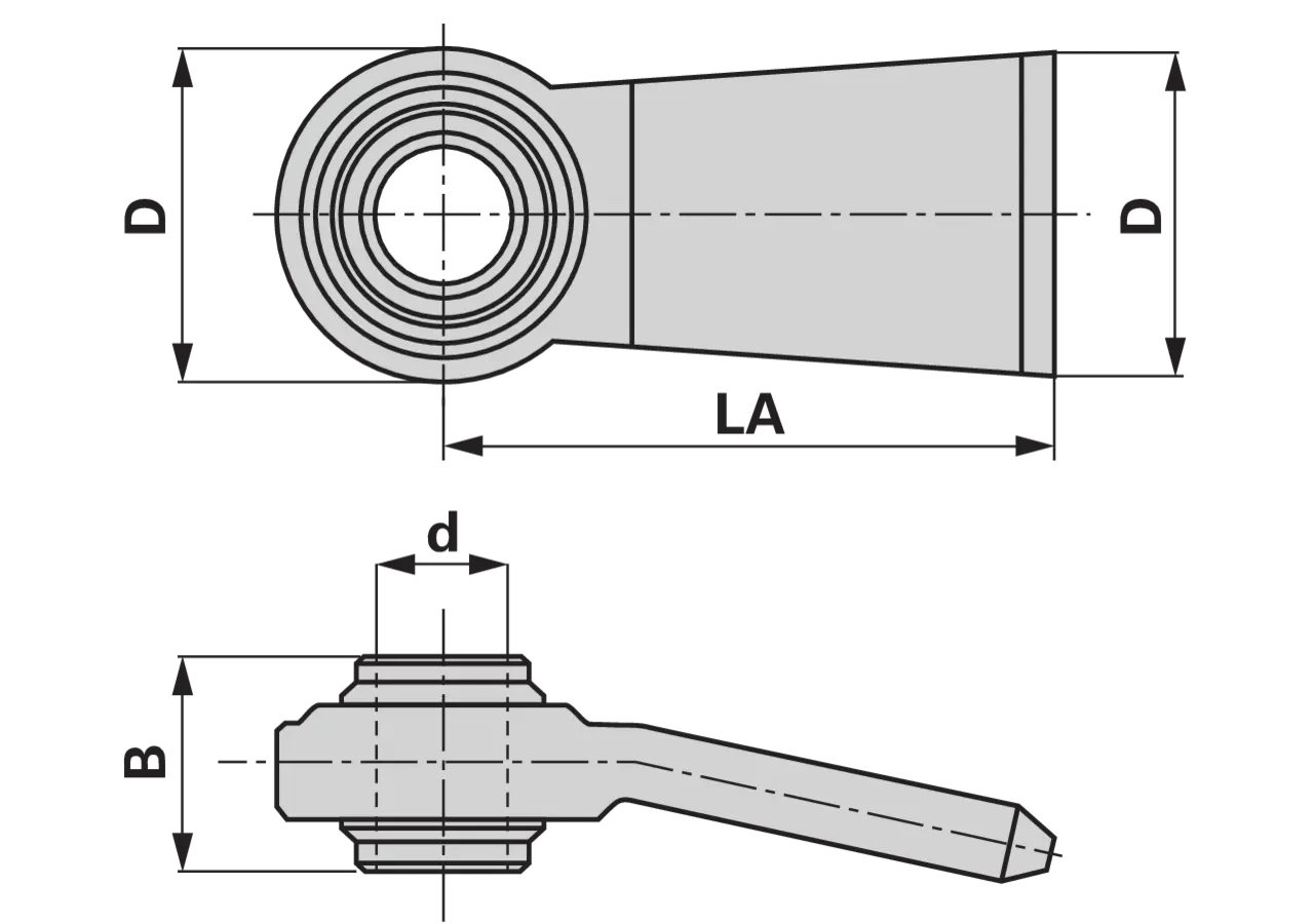 Anschweißende gebogen, Innendurchmesser 28,4 mm, Länge 130 mm GartenShop24 - Hochwertige Gartengeräte