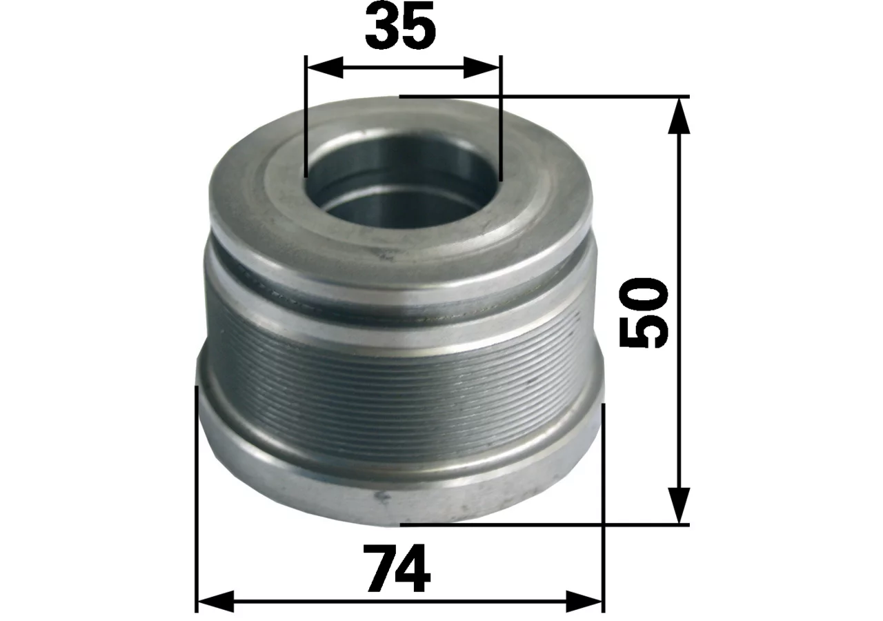 Zylinderdeckel 70/35 mm GartenShop24