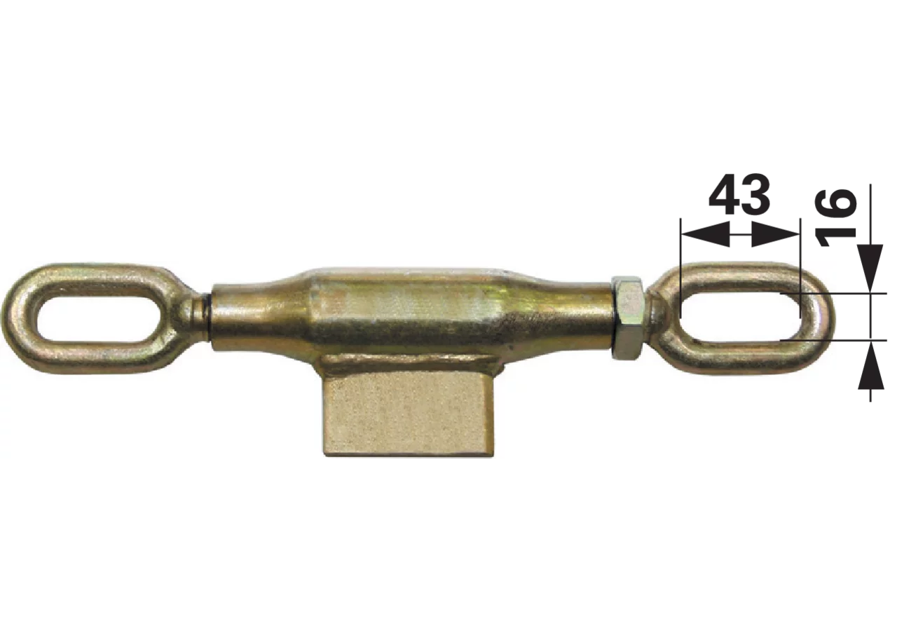 Spannschloss M20 x 2,5 mm Länge 275-355 mm GartenShop24 - Hochwertige Gartengeräte