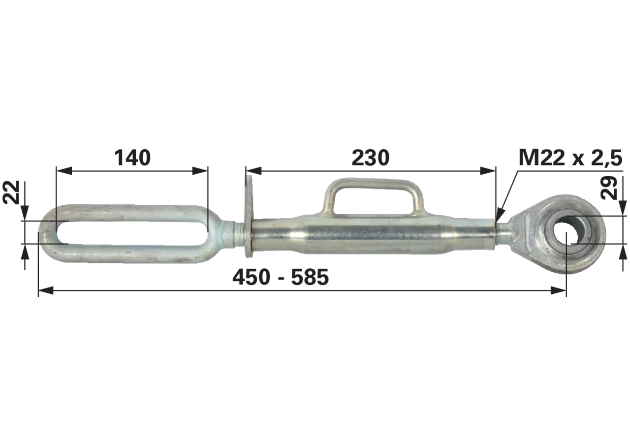 Stabilisator 450-588 mm passend zu Steyr GartenShop24 - Hochwertige Gartengeräte