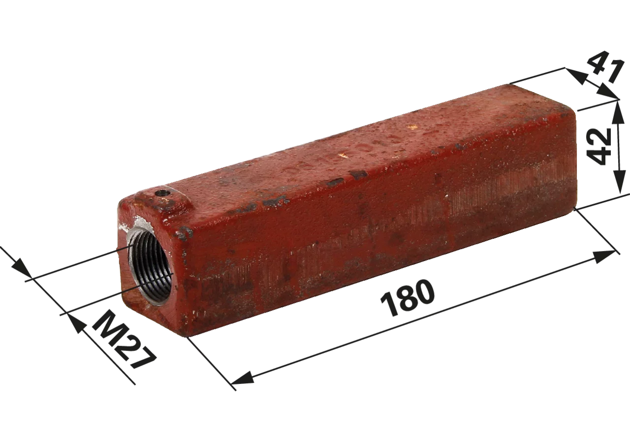 CBM Mittelstück für Hubstrebe 05.0186.01.0 M27 x 2 180 mm CBM