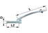 Steckbolzen gebogen, Dm 31 mm, Länge 790 mm GartenShop24