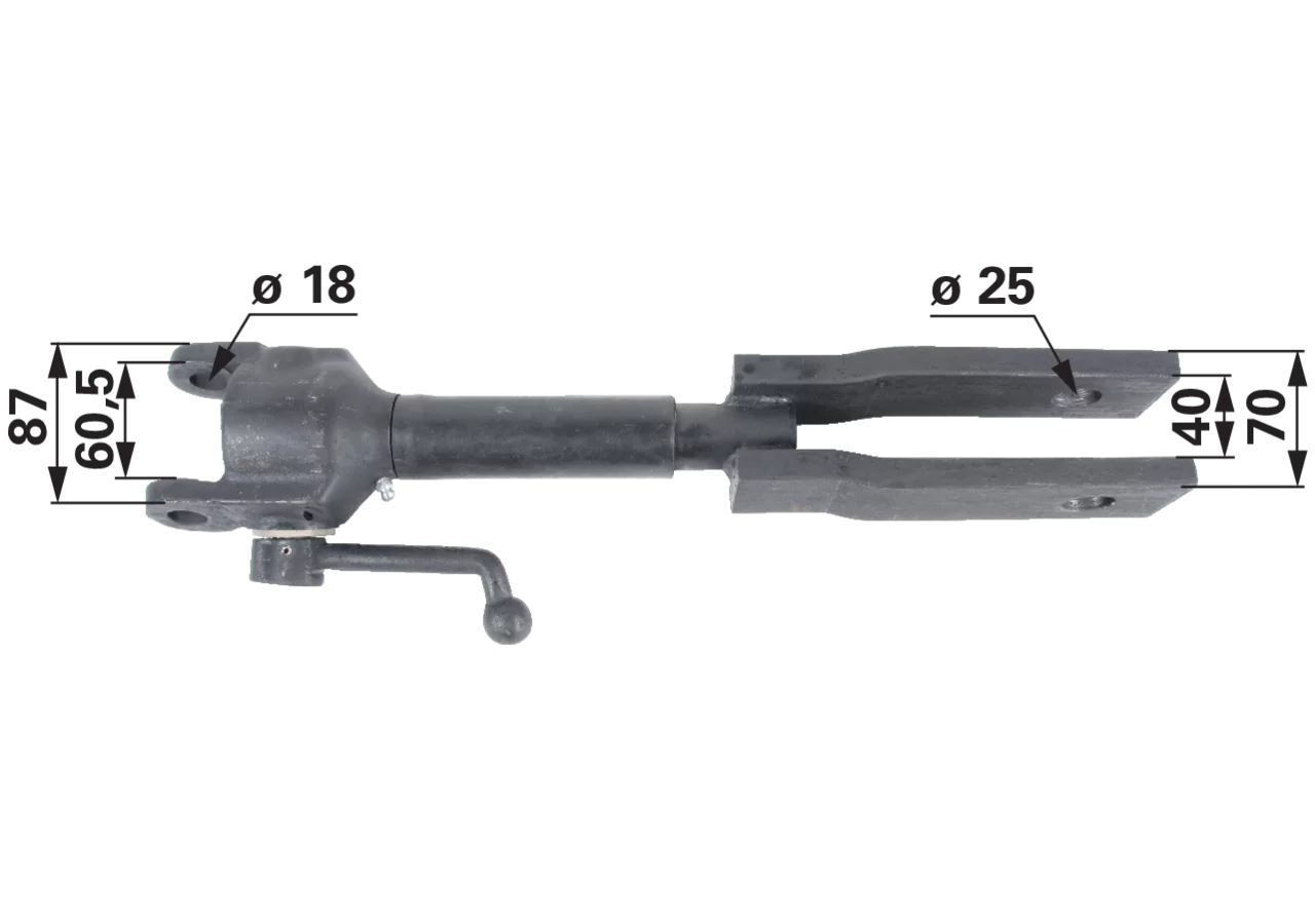 Hubstrebe 420-540 mm verstellbar anstelle von Steyr 1295 740501 GartenShop24 - Hochwertige Gartengeräte