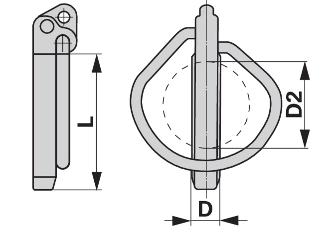 Vorstecker für Schnellkupplung Kat. 3, 16 mm GartenShop24 - Hochwertige Gartengeräte