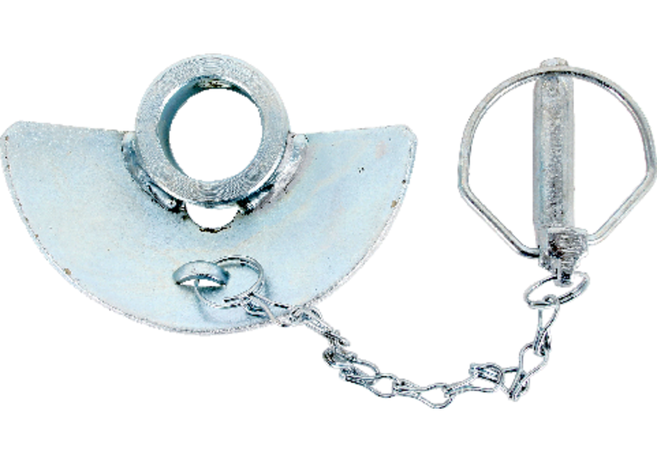Fangbuchse Kat. 3, mit Vorstecker 15 mm und Kette GartenShop24 - Hochwertige Gartengeräte