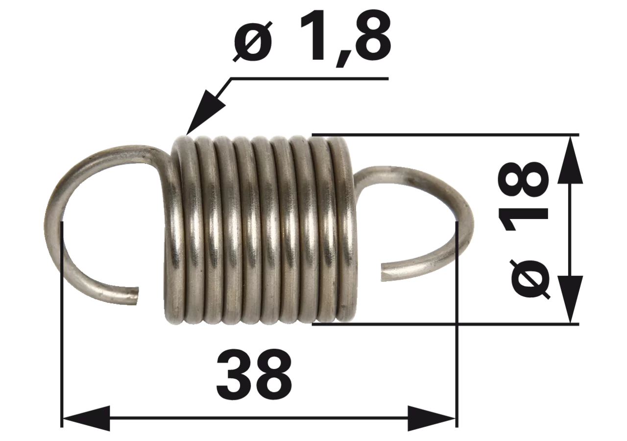 CBM Feder für Unterlenkerhaken Kat. 3, 3L CBM