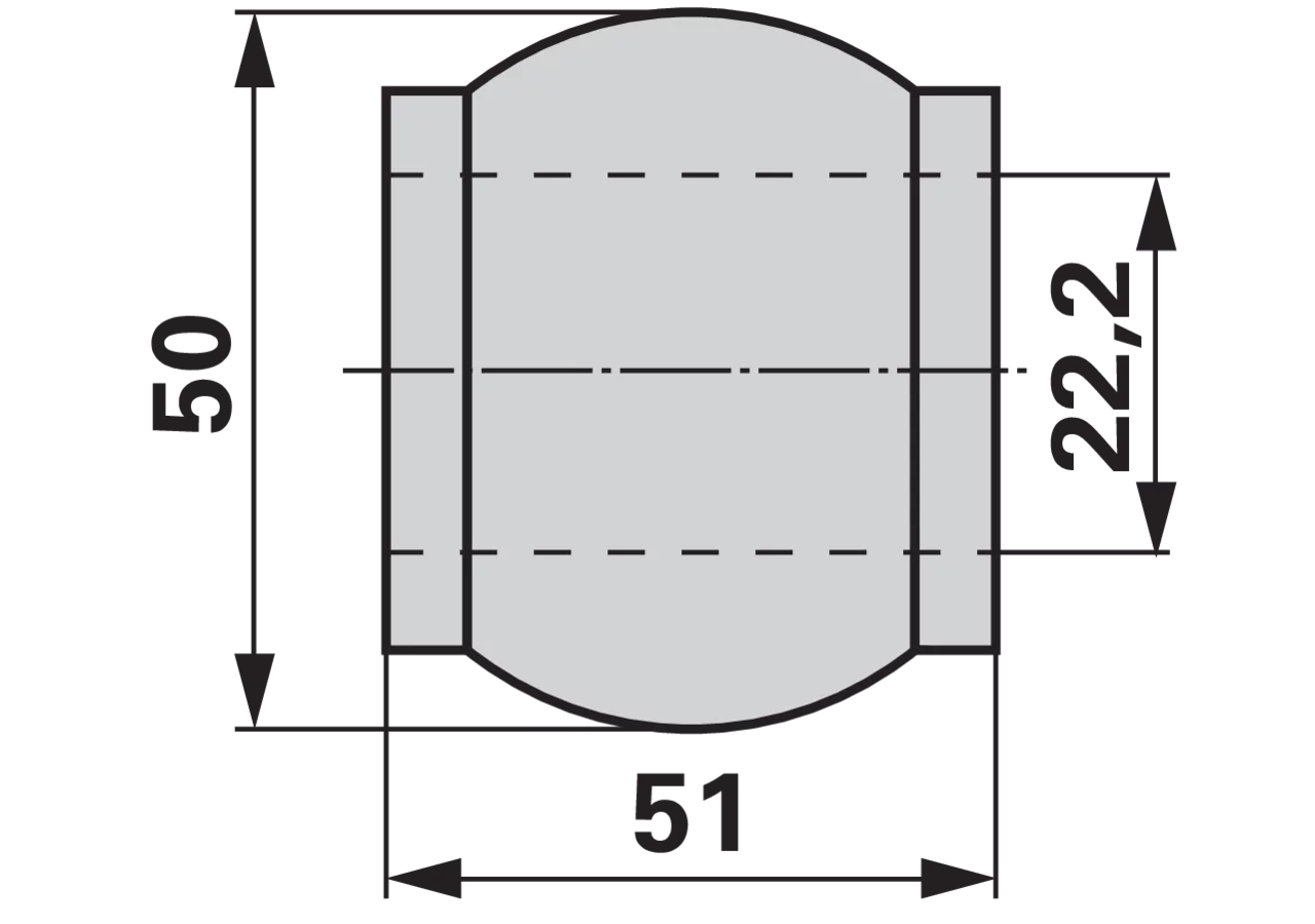 Oberlenkerkugel Kat. 2, AD 50 mm, ID 22,2 mm GartenShop24 - Hochwertige Gartengeräte