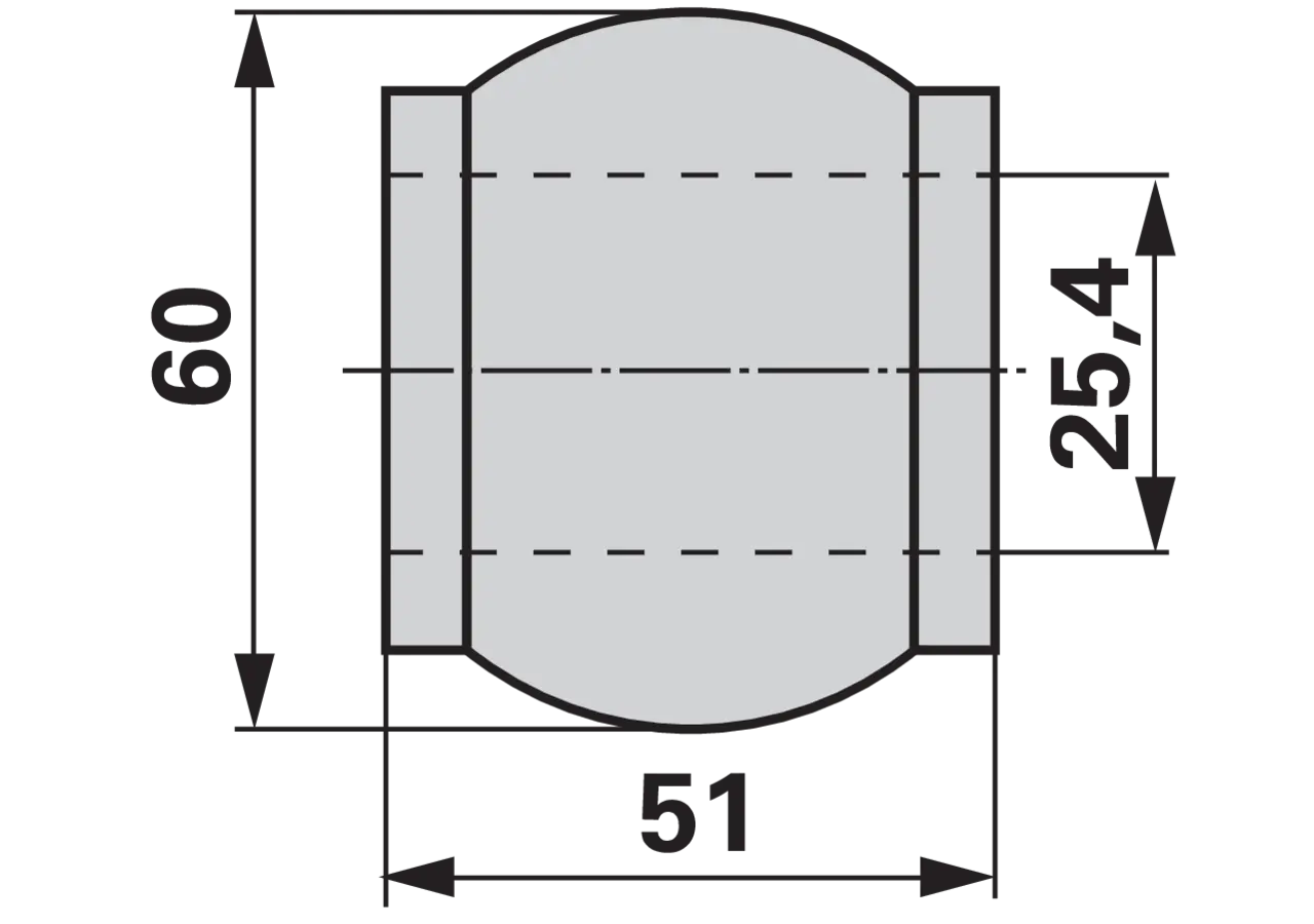 Oberlenkerkugel Kat. 3/2, AD 60 mm, ID 25,4 mm GartenShop24 - Hochwertige Gartengeräte