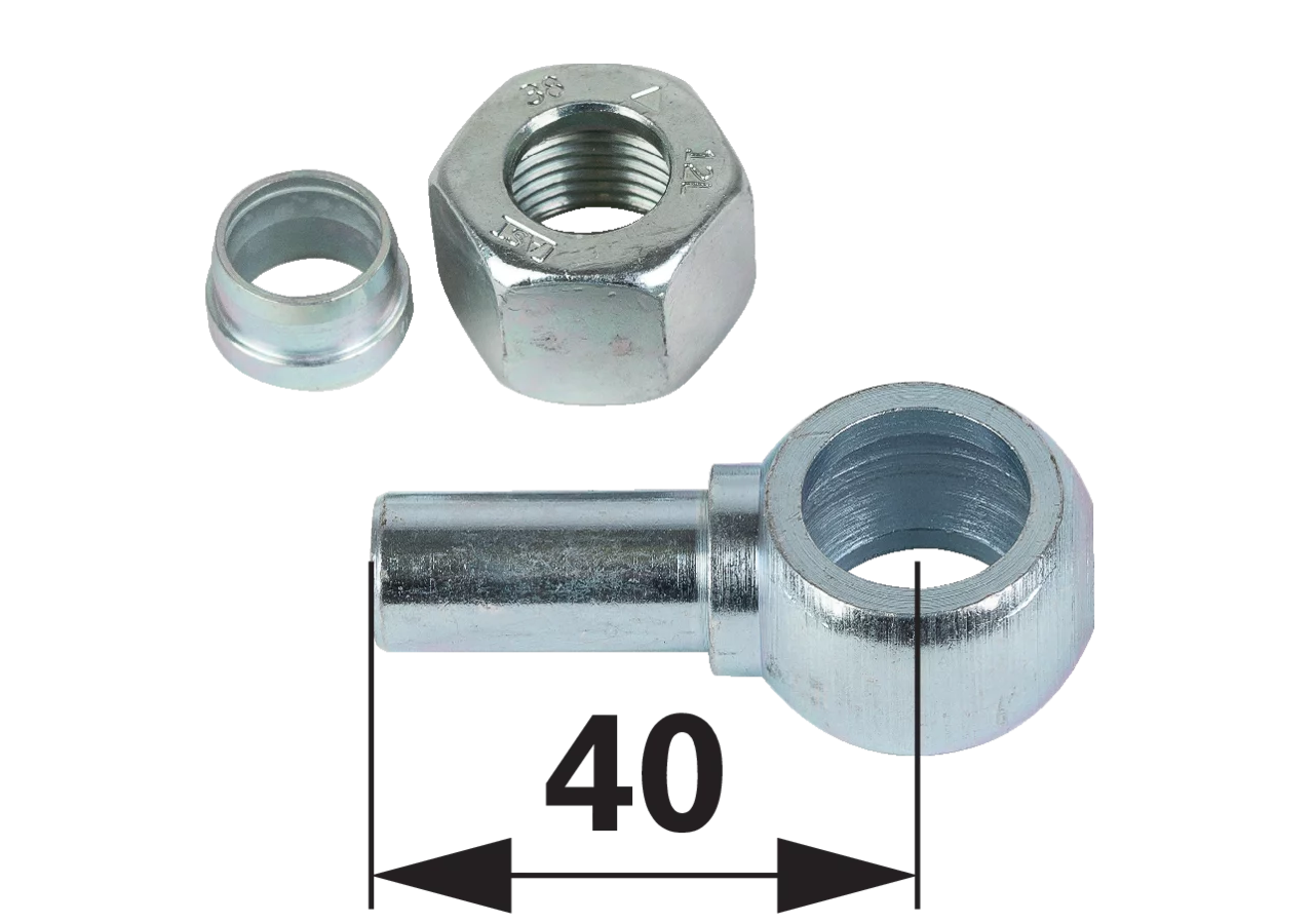 Rohranschluss 40 mm GartenShop24