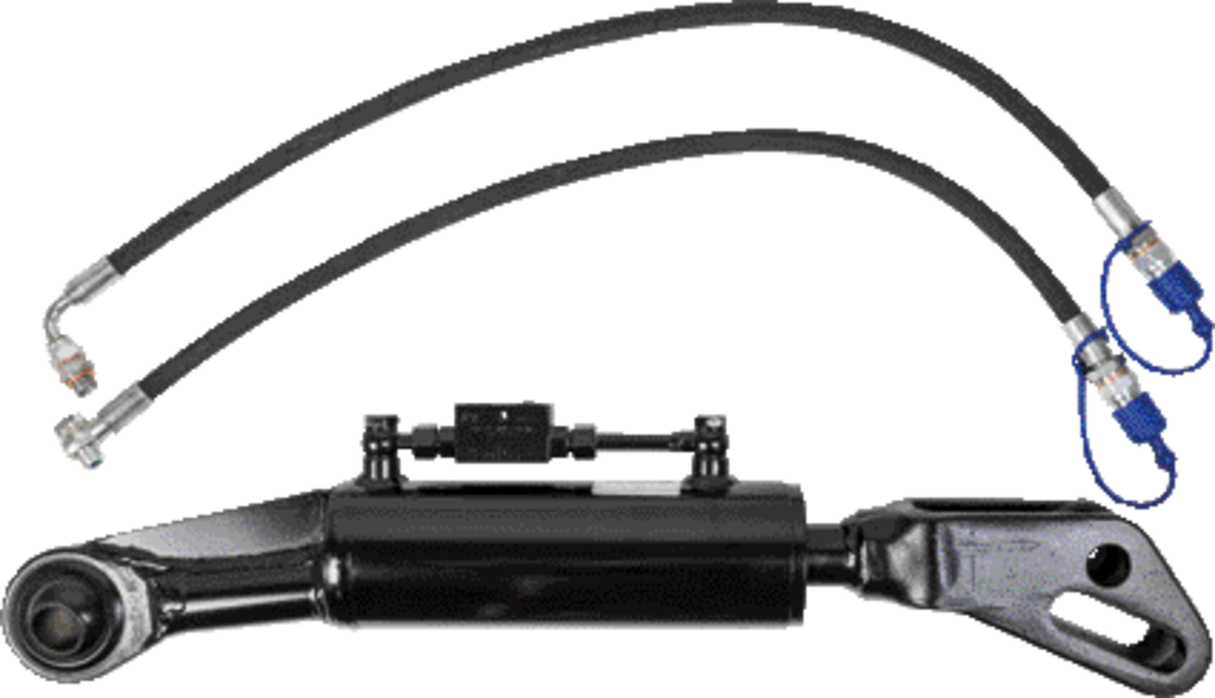 Hubstrebe hydraulisch, Länge 720 mm, 90 x 45 mm GartenShop24 - Hochwertige Gartengeräte