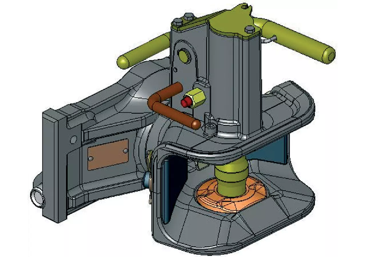 Zugmaul höhenverstellbar, automatisch, 295 mm, oFB Nur für Zugösen DIN 11026 Scharmüller