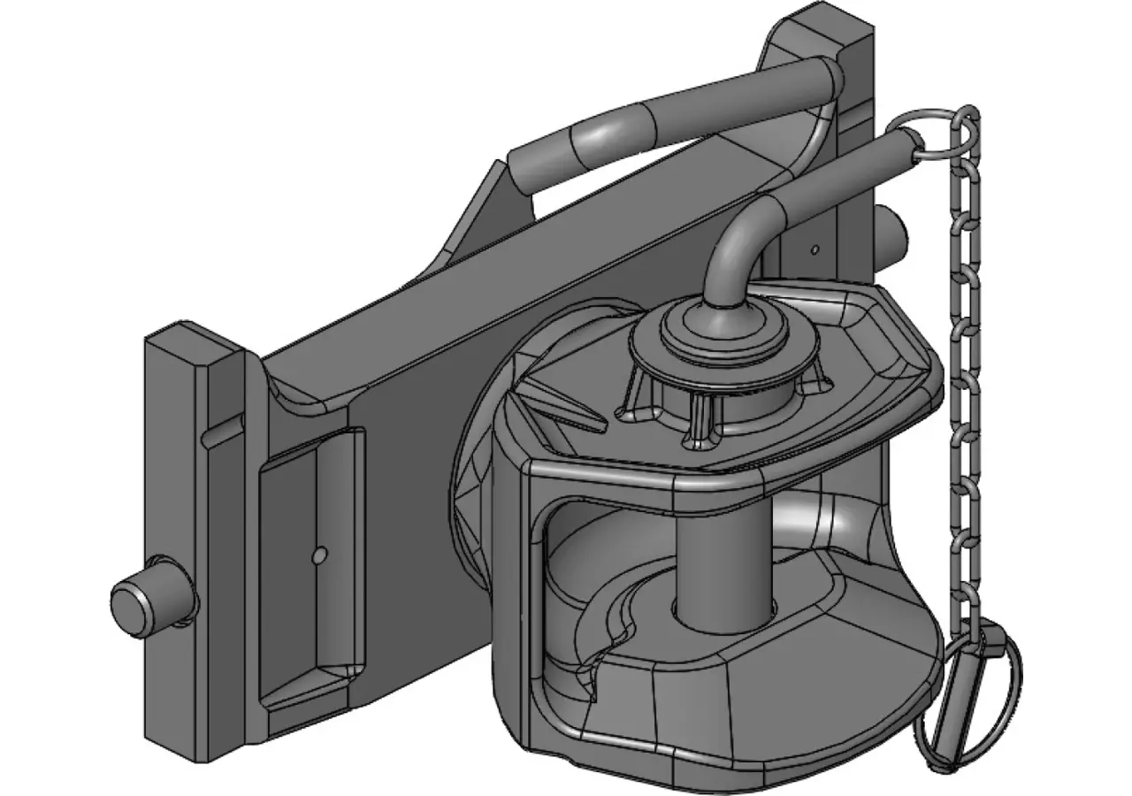 Zugmaul höhenverstellbar, manuell, 314 mm Scharmüller